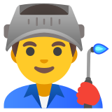 Mężczyzna pracownik fabryki - Noto Color Emoji