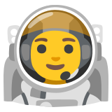 Mężczyzna astronauta - Noto Color Emoji