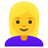 Blondynka - Noto Color Emoji