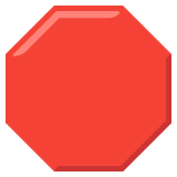 Znak stopu - Noto Color Emoji