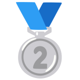 Medal za 2. miejsce - Noto Color Emoji