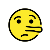 Twarz kłamcy - OpenMoji