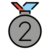 Medal za 2. miejsce - OpenMoji