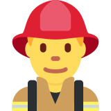 Mężczyzna strażak - Twitter / X