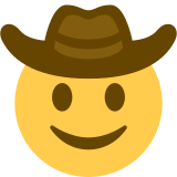 Głowa w kapeluszu kowbojskim - Twitter / X