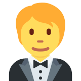 Osoba w smokingu - Twitter / X