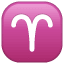 Baran znak zodiaku U+2648 Baran znak zodiaku U+2648