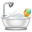 Person in bathtub