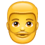 Brodaty mężczyzna U+1F9D4 Brodaty mężczyzna U+1F9D4