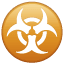 Zagrożenie biologiczne Symbol U+2623 Zagrożenie biologiczne Symbol U+2623