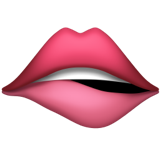 Symbol przygryzania wargi U+1FAE6 Symbol przygryzania wargi U+1FAE6