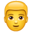 Mężczyzna blondyn Emoji U+1F471 U+2642 Mężczyzna blondyn Emoji U+1F471 U+2642