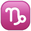 Koziorożec emoji U+2651 Koziorożec emoji U+2651