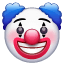 Emotikona klowna U+1F921 Emotikona klowna U+1F921