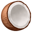 Orzech kokosowy Emoji U+1F965 Orzech kokosowy Emoji U+1F965