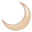 Półksiężyc U+1F319 Półksiężyc U+1F319