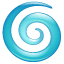 Spirala emotikona U+1F300 Spirala emotikona U+1F300
