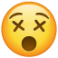 X oczy emoji U+1F635 X oczy emoji U+1F635