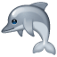 Delfin buźka U+1F42C Delfin buźka U+1F42C