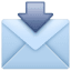 List ze strzałką U+1F4E9 List ze strzałką U+1F4E9