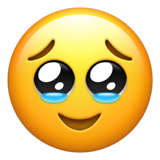 Emoji wilgotne oczy U+1F979 Emoji wilgotne oczy U+1F979