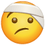 Emotikona z opatrunkiem U+1F915 Emotikona z opatrunkiem U+1F915