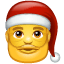 Weihnachtsmann-Emoji U+1F385