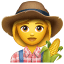 Gospodyni wiejska Smiley U+1F469 U+1F33E Gospodyni wiejska Smiley U+1F469 U+1F33E