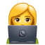 Kobieta z laptopem Emoji U+1F469 U+1F4BB Kobieta z laptopem Emoji U+1F469 U+1F4BB