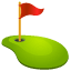 Golf Dołek z flagą U+26F3 Golf Dołek z flagą U+26F3