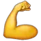 Flexed Biceps WhatsApp Emoji U+1F4AA