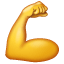 Flexed Biceps WhatsApp Emoji U+1F4AA