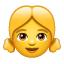 Dziewczynka emotikona U+1F467 Dziewczynka emotikona U+1F467