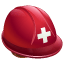 Kask służb ratowniczych U+26D1 Kask służb ratowniczych U+26D1