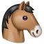 Koń emoji U+1F434 Koń emoji U+1F434