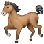 Koń Emoji U+1F40E Koń Emoji U+1F40E