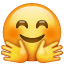 Emotikona z rękami U+1F917 Emotikona z rękami U+1F917