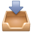 Poczta przychodząca Emoji U+1F4E5 Poczta przychodząca Emoji U+1F4E5