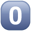 Przycisk zero Symbol U+30 Przycisk zero Symbol U+30