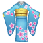 Kimono emotikona U+1F458 Kimono emotikona U+1F458