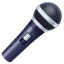 Mikrofon Emoji U+1F3A4 Mikrofon Emoji U+1F3A4