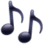 Nuty Symbol U+1F3B6 Nuty Symbol U+1F3B6