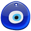 Złe spojrzenie amulet U+1F9FF Złe spojrzenie amulet U+1F9FF