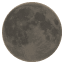 Czarny księżyc U+1F311 Czarny księżyc U+1F311