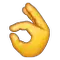 OK Hand Sign WhatsApp Emoji U+1F44C