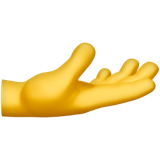 Ręka z symbolem uniesionej dłoni U+1FAF4 Ręka z symbolem uniesionej dłoni U+1FAF4