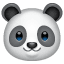 Panda emotikona U+1F43C Panda emotikona U+1F43C