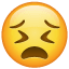 Cierpiąca emotikony U+1F623 Cierpiąca emotikony U+1F623