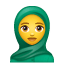 Ręcznik na głowę Emoji U+1F9D5 Ręcznik na głowę Emoji U+1F9D5