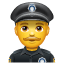 Plicjant U+1F46E Plicjant U+1F46E